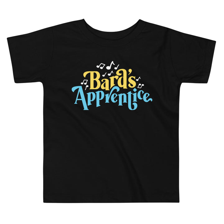 Bard's Apprentice Toddler Shirt - Geeky merchandise for people who play D&D - Merch to wear and cute accessories and stationery Paola's Pixels