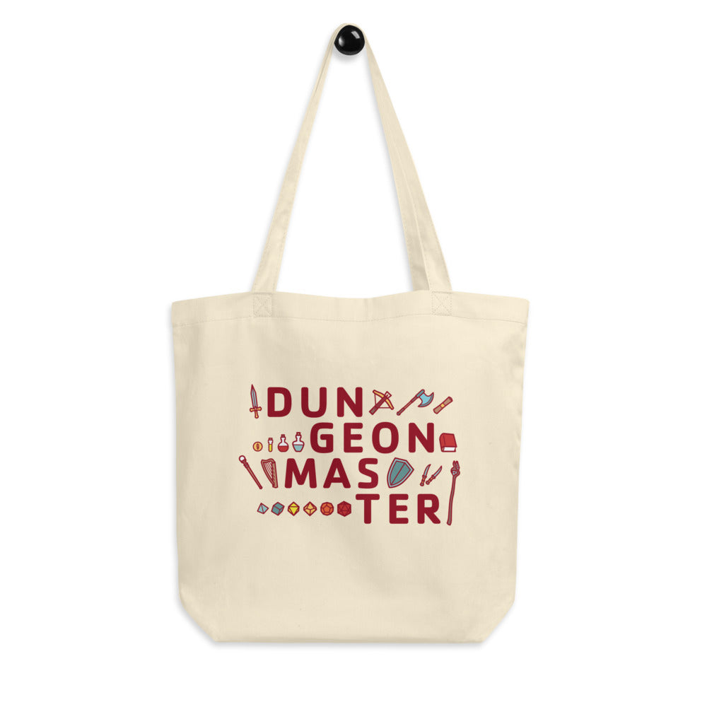Dungeon Master Tote Bag - Geeky merchandise for people who play D&D - Merch to wear and cute accessories and stationery Paola's Pixels