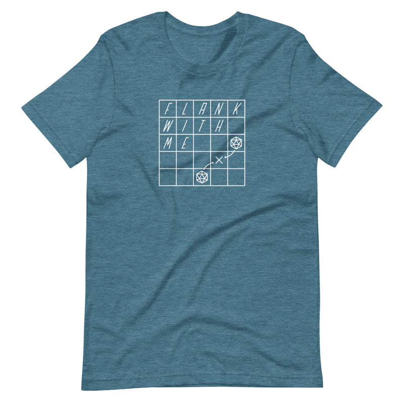 Flank With Me Shirt - Geeky merchandise for people who play D&D - Merch to wear and cute accessories and stationery Paola&