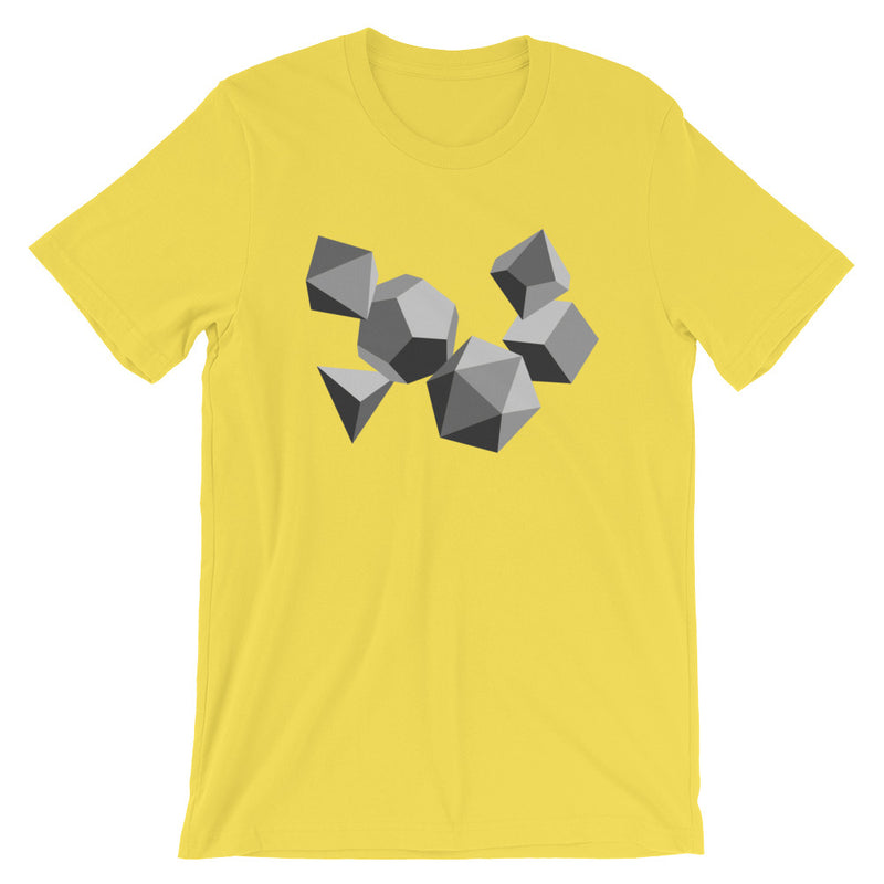 Grayscale Dice Shirt - Geeky merchandise for people who play D&D - Merch to wear and cute accessories and stationery Paola&