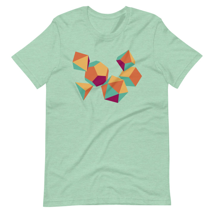 Colorful Dice Shirt - Geeky merchandise for people who play D&D - Merch to wear and cute accessories and stationery Paola's Pixels