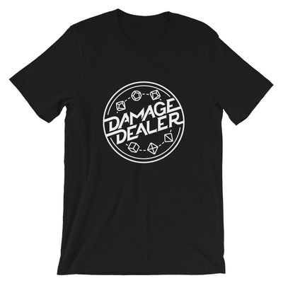 Damage Dealer Icon Shirt - Geeky merchandise for people who play D&D - Merch to wear and cute accessories and stationery Paola's Pixels