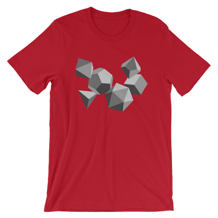 Grayscale Dice Shirt - Geeky merchandise for people who play D&D - Merch to wear and cute accessories and stationery Paola's Pixels