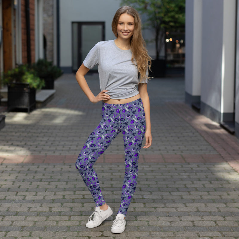 Warlock Leggings - Geeky merchandise for people who play D&D - Merch to wear and cute accessories and stationery Paola&