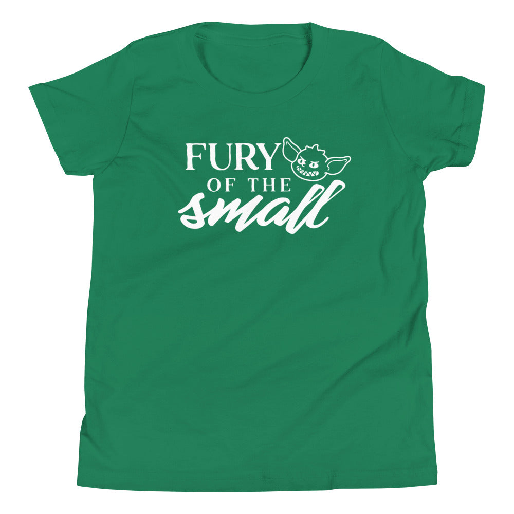 Fury of the Small Youth Shirt - Geeky merchandise for people who play D&D - Merch to wear and cute accessories and stationery Paola's Pixels