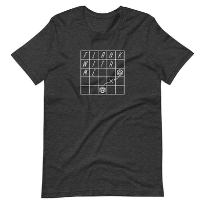 Flank With Me Shirt - Geeky merchandise for people who play D&D - Merch to wear and cute accessories and stationery Paola's Pixels