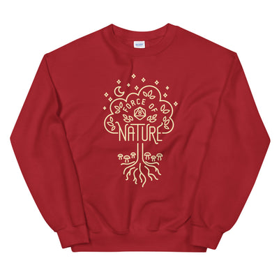 Force of Nature Sweatshirt - Geeky merchandise for people who play D&D - Merch to wear and cute accessories and stationery Paola's Pixels