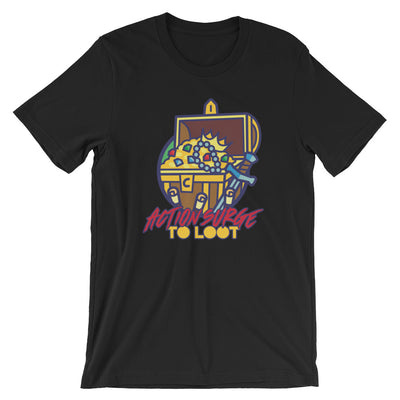 Action Surge Shirt - Geeky merchandise for people who play D&D - Merch to wear and cute accessories and stationery Paola's Pixels