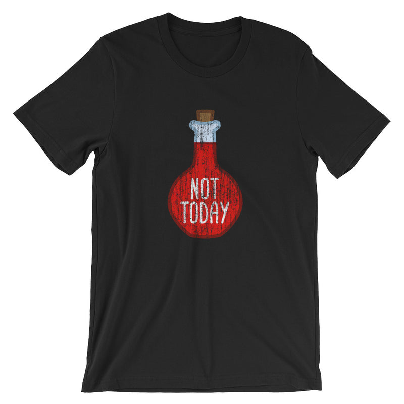 Not Today T-Shirt - Geeky merchandise for people who play D&D - Merch to wear and cute accessories and stationery Paola&