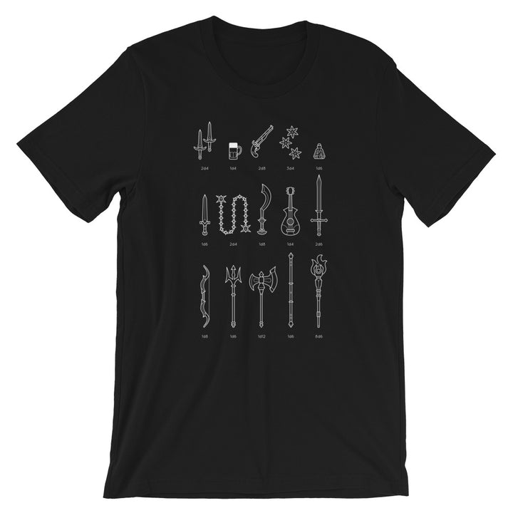 Damage Dealer Shirt - Geeky merchandise for people who play D&D - Merch to wear and cute accessories and stationery Paola's Pixels