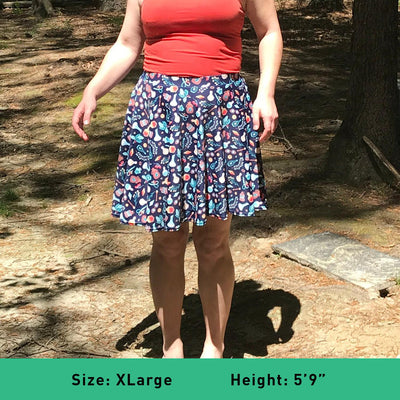 Ranger Skater Skirt - Geeky merchandise for people who play D&D - Merch to wear and cute accessories and stationery Paola's Pixels