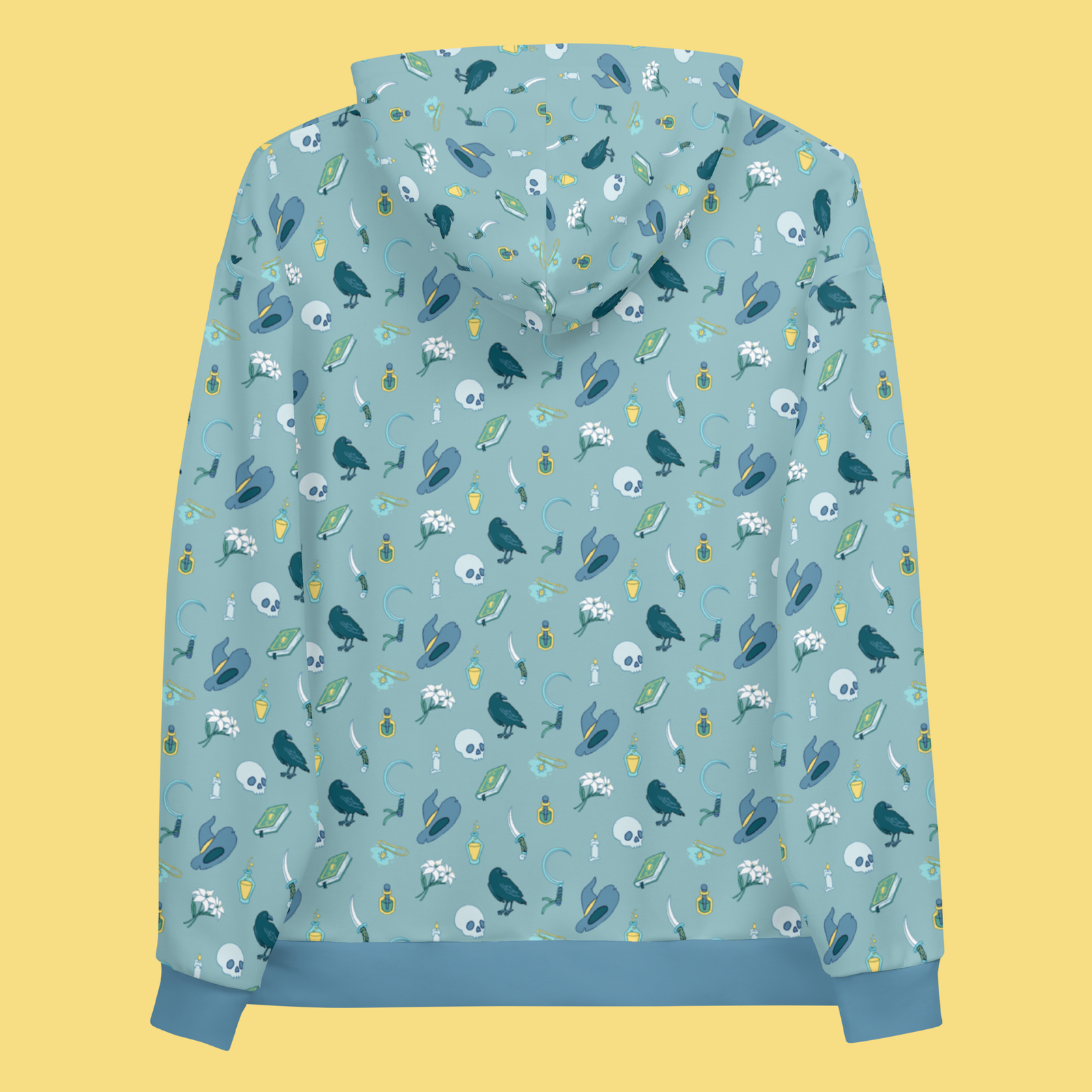 Necromancer Hoodie - Geeky merchandise for people who play D&D - Merch to wear and cute accessories and stationery Paola's Pixels