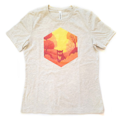 Owlbear Women's Shirt - Geeky merchandise for people who play D&D - Merch to wear and cute accessories and stationery Paola's Pixels