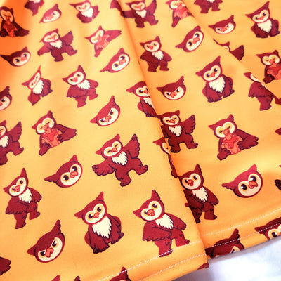 Owlbear Skater Skirt - Geeky merchandise for people who play D&D - Merch to wear and cute accessories and stationery Paola's Pixels