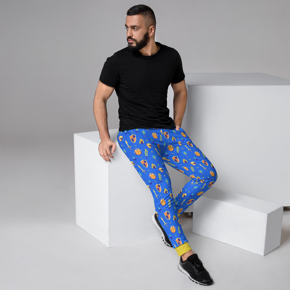 Paladin Men's Joggers - Geeky merchandise for people who play D&D - Merch to wear and cute accessories and stationery Paola's Pixels