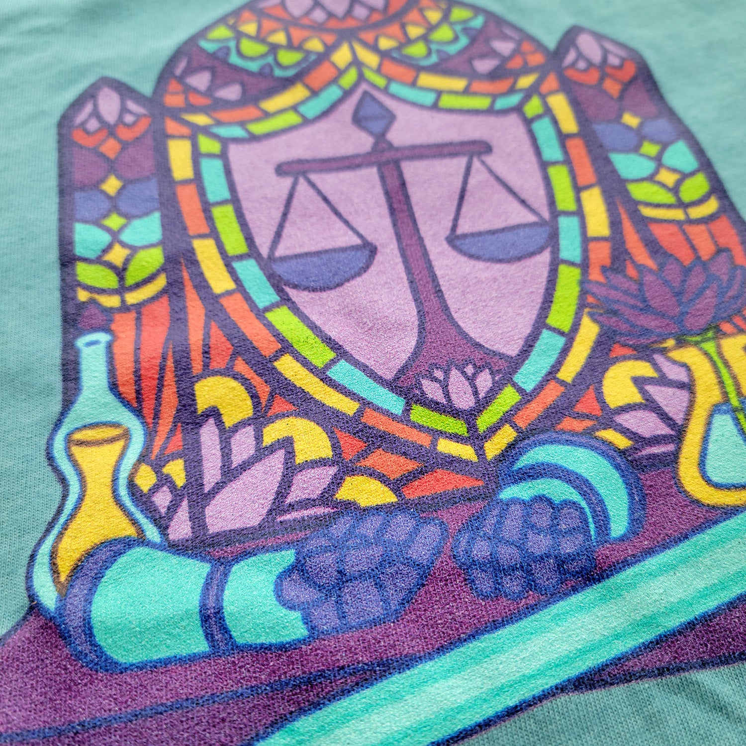 Paladin Window Shirt - Geeky merchandise for people who play D&D - Merch to wear and cute accessories and stationery Paola's Pixels