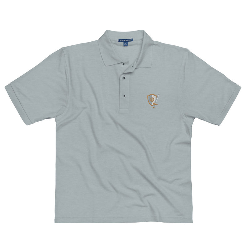 Sword and Shield Polo Shirt - Geeky merchandise for people who play D&D - Merch to wear and cute accessories and stationery Paola&