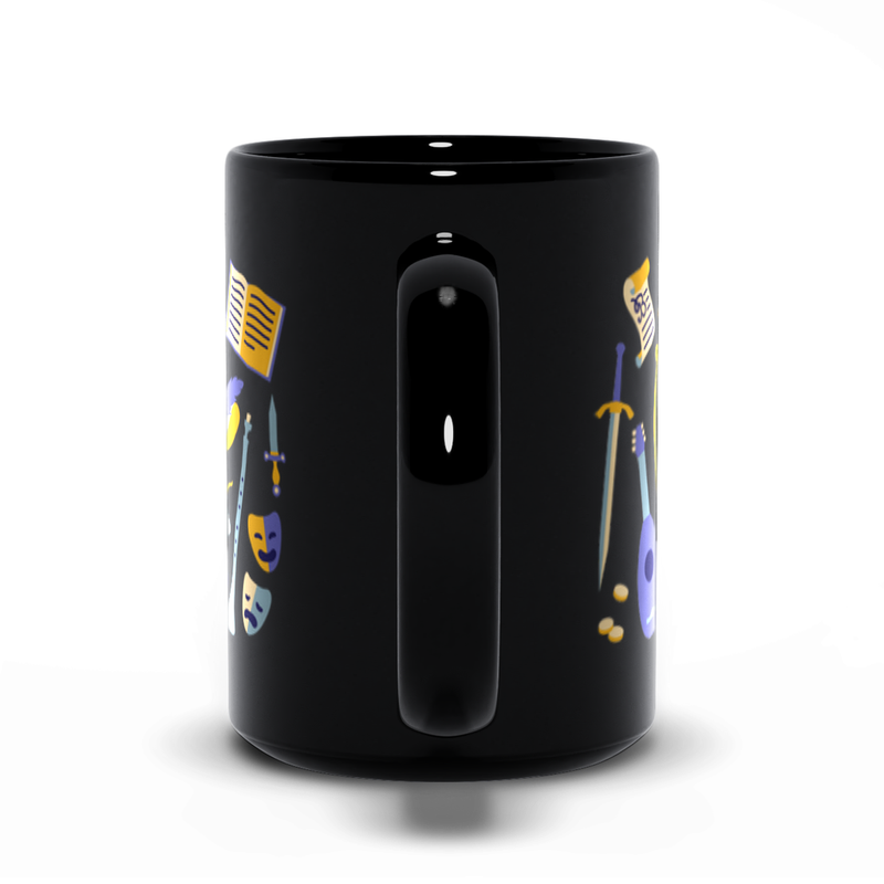 Bard Mug - Geeky merchandise for people who play D&D - Merch to wear and cute accessories and stationery Paola&