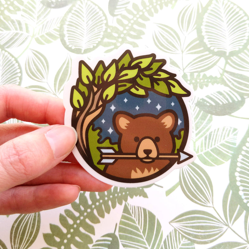 Ranger Scene Sticker - Geeky merchandise for people who play D&D - Merch to wear and cute accessories and stationery Paola&