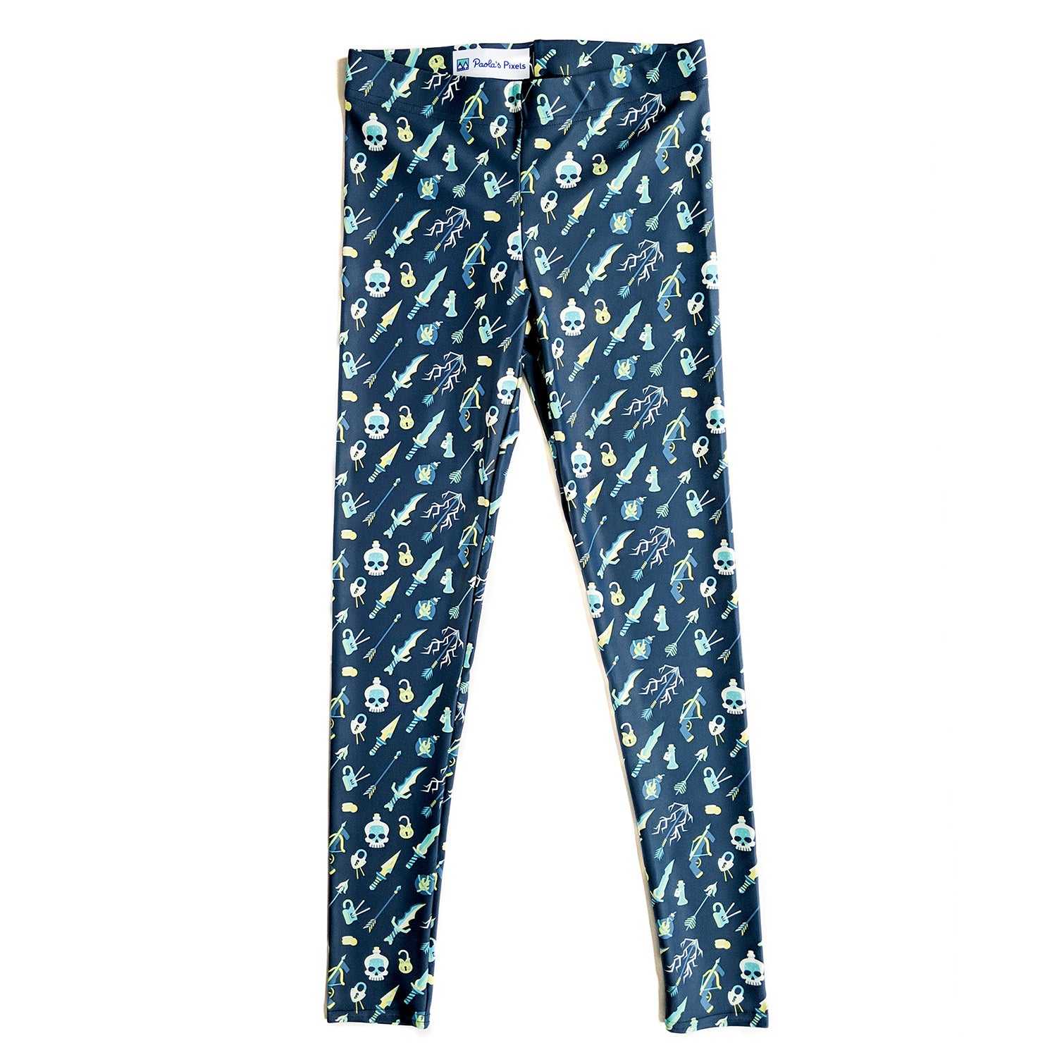 Rogue Leggings - Geeky merchandise for people who play D&D - Merch to wear and cute accessories and stationery Paola's Pixels