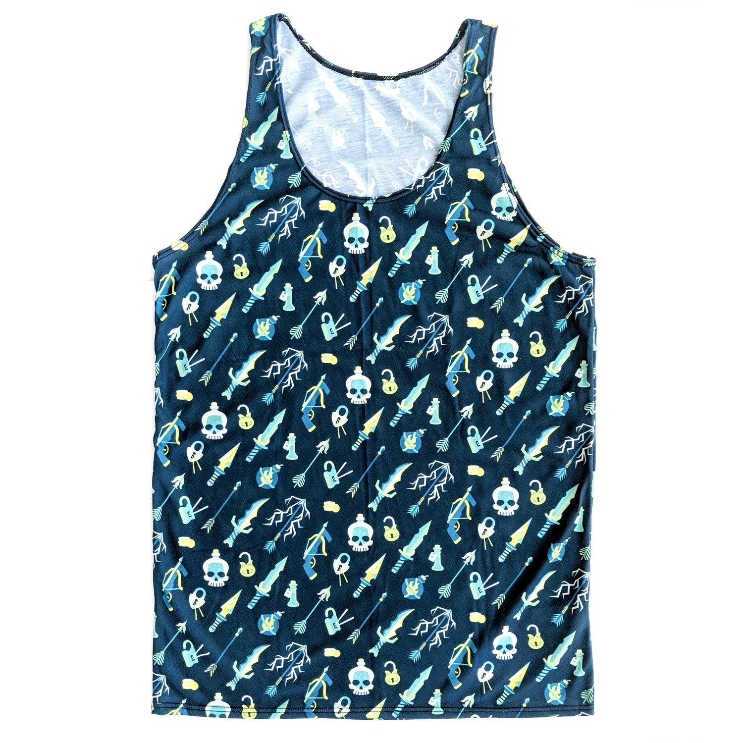Rogue Tank Top - Geeky merchandise for people who play D&D - Merch to wear and cute accessories and stationery Paola's Pixels