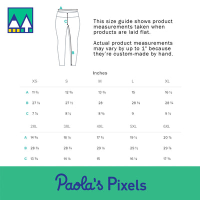 Druid Leggings - Geeky merchandise for people who play D&D - Merch to wear and cute accessories and stationery Paola's Pixels