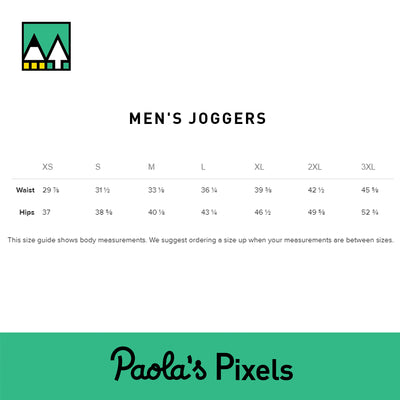 Paladin Men's Joggers - Geeky merchandise for people who play D&D - Merch to wear and cute accessories and stationery Paola's Pixels