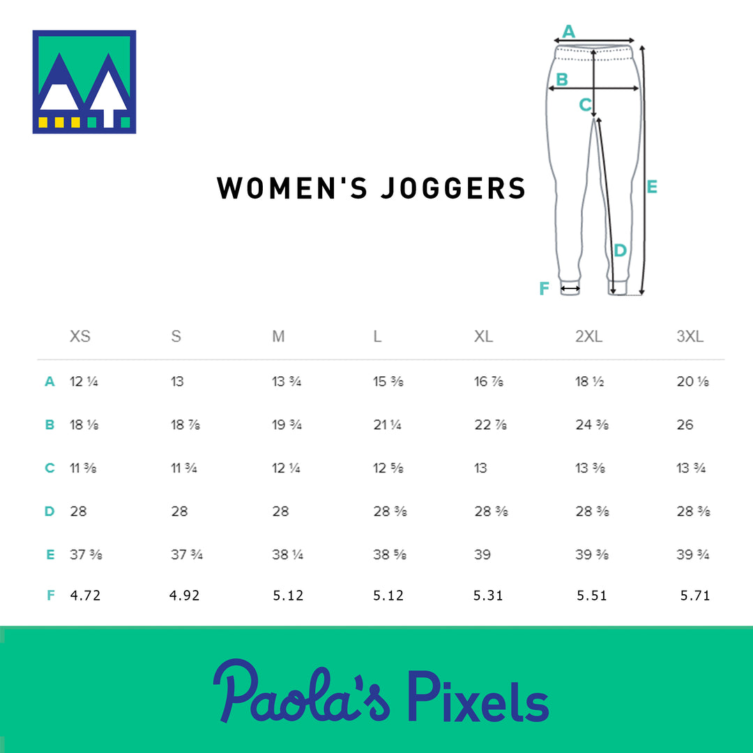 Paladin Women's Joggers - Geeky merchandise for people who play D&D - Merch to wear and cute accessories and stationery Paola's Pixels