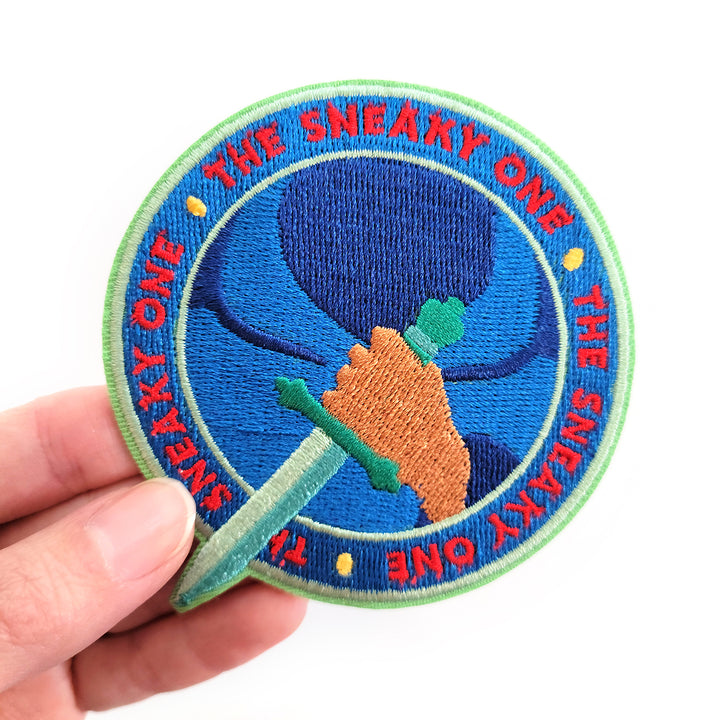 Seconds Sale! The Sneaky One Role Patch - Geeky merchandise for people who play D&D - Merch to wear and cute accessories and stationery Paola's Pixels