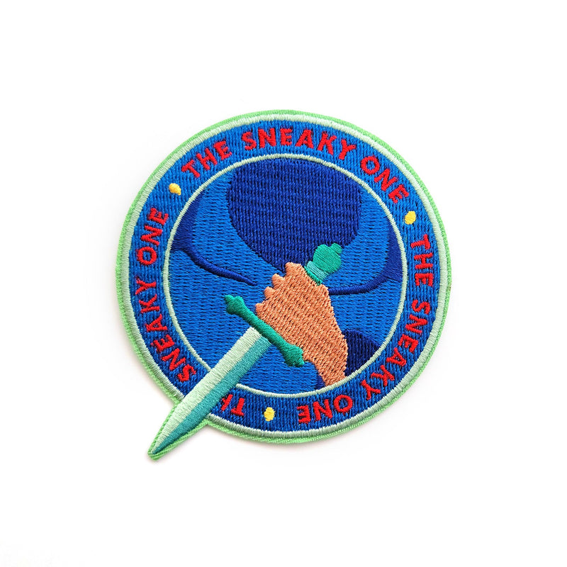 Seconds Sale! The Sneaky One Role Patch - Geeky merchandise for people who play D&D - Merch to wear and cute accessories and stationery Paola&