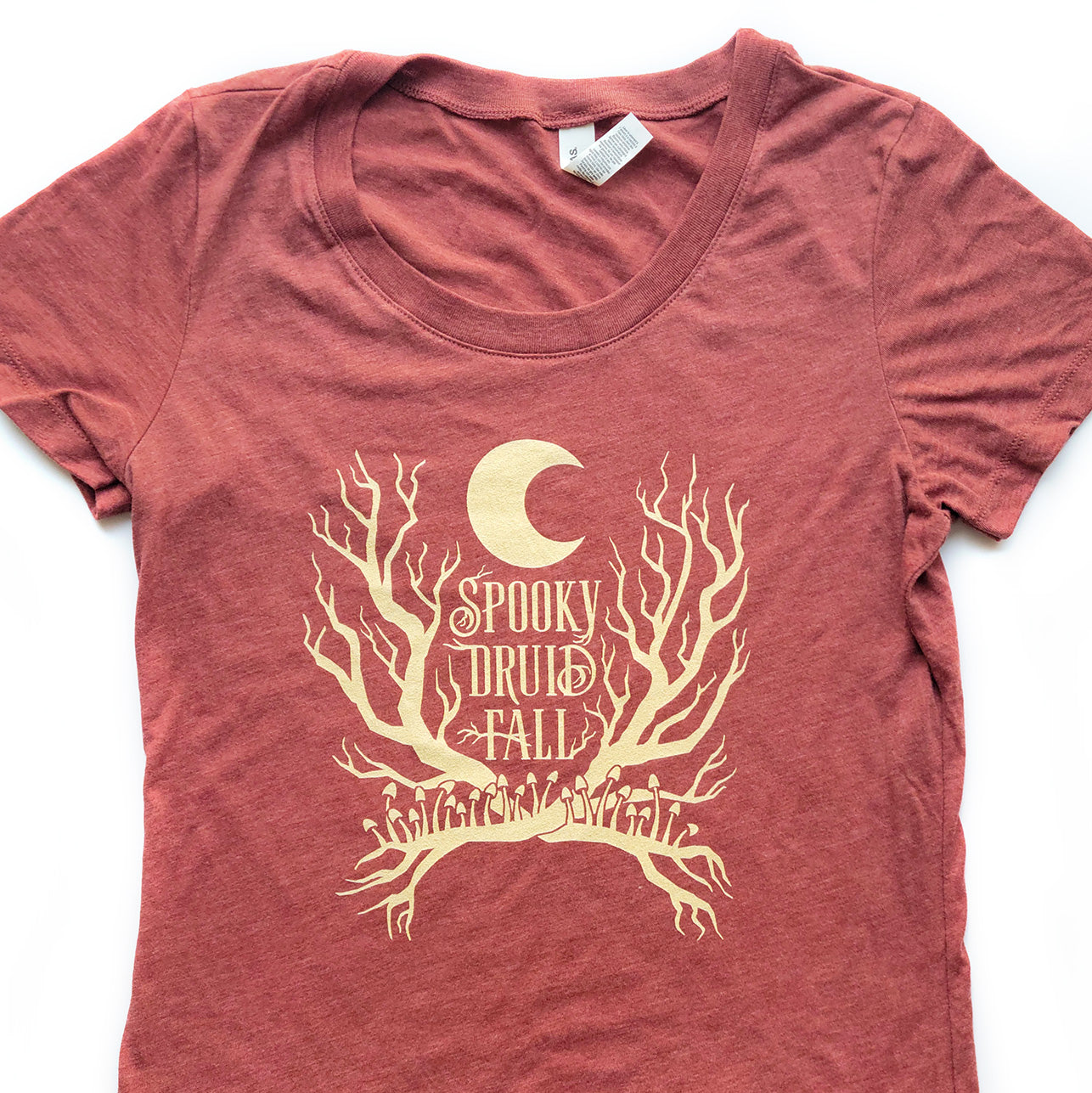 Spooky Druid Fall Women's Shirt - Geeky merchandise for people who play D&D - Merch to wear and cute accessories and stationery Paola's Pixels