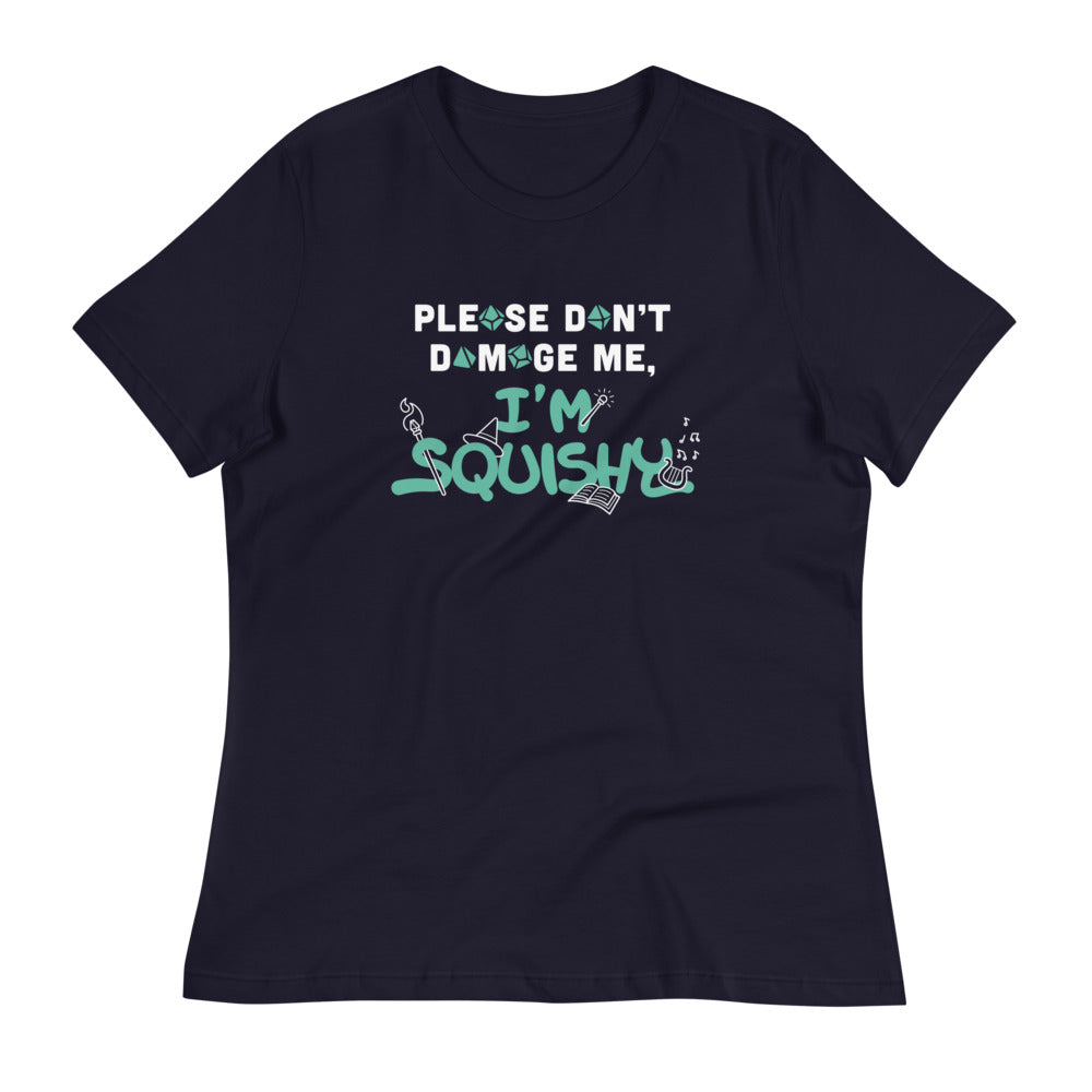 I'm Squishy Women's Shirt - Geeky merchandise for people who play D&D - Merch to wear and cute accessories and stationery Paola's Pixels