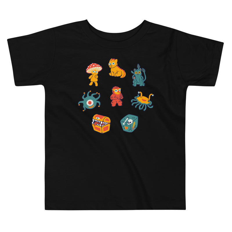 Monster Minis Toddler Shirt - Geeky merchandise for people who play D&D - Merch to wear and cute accessories and stationery Paola&