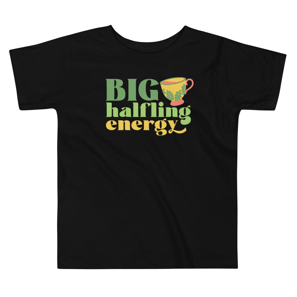 Big Halfling Energy Toddler Shirt - Geeky merchandise for people who play D&D - Merch to wear and cute accessories and stationery Paola's Pixels