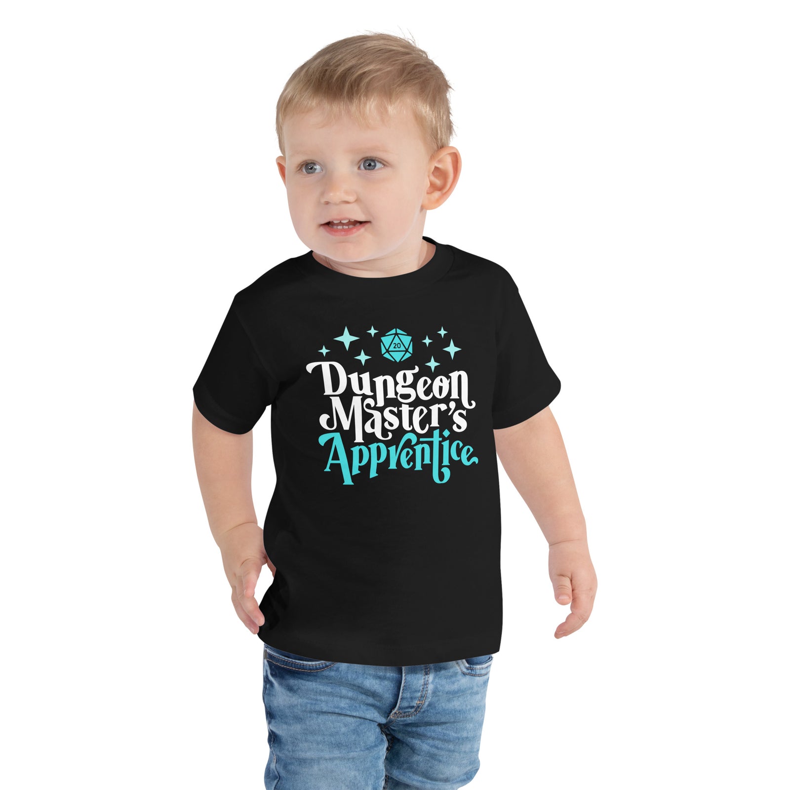 Dungeon Master's Apprentice Toddler Shirt - Geeky merchandise for people who play D&D - Merch to wear and cute accessories and stationery Paola's Pixels