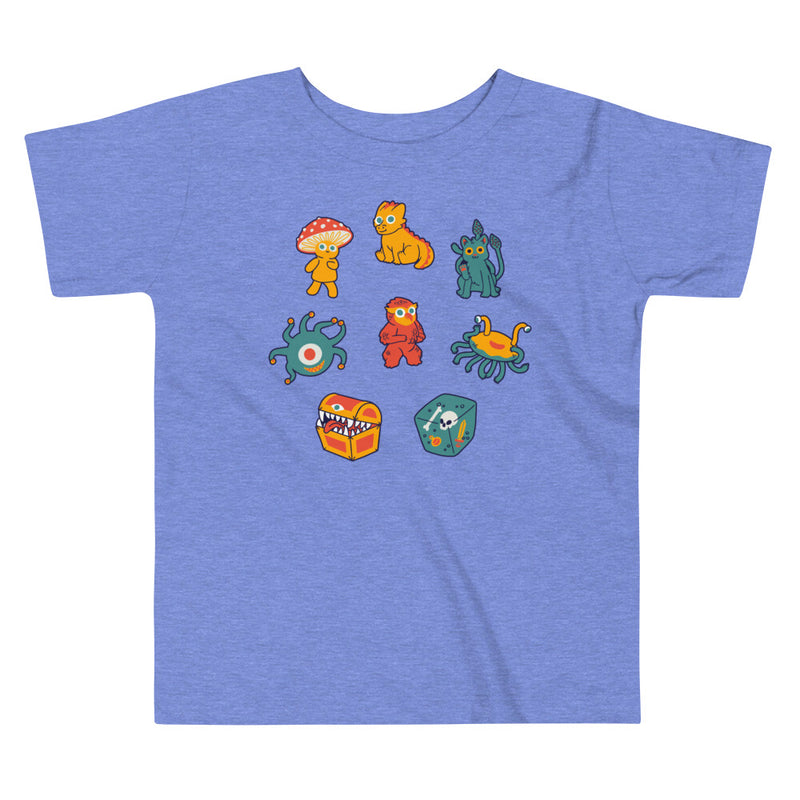 Monster Minis Toddler Shirt - Geeky merchandise for people who play D&D - Merch to wear and cute accessories and stationery Paola&