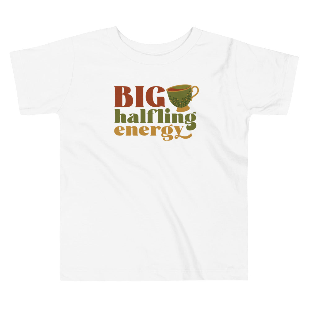 Big Halfling Energy Toddler Shirt - Geeky merchandise for people who play D&D - Merch to wear and cute accessories and stationery Paola's Pixels