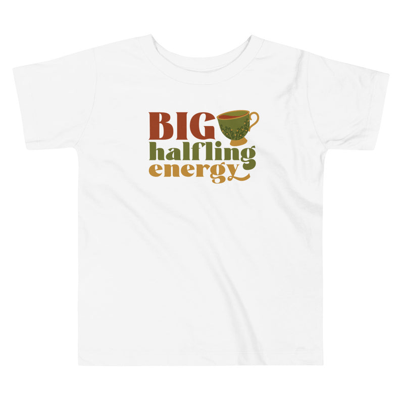 Big Halfling Energy Toddler Shirt - Geeky merchandise for people who play D&D - Merch to wear and cute accessories and stationery Paola&