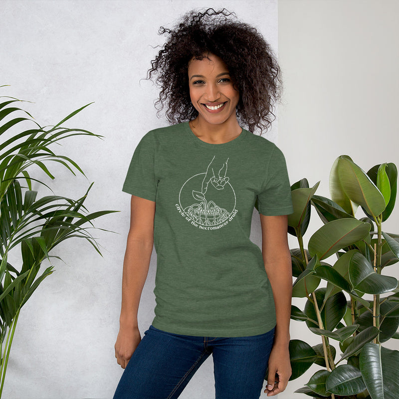 Circle of the Necromancer Druid Unisex Shirt - Geeky merchandise for people who play D&D - Merch to wear and cute accessories and stationery Paola&