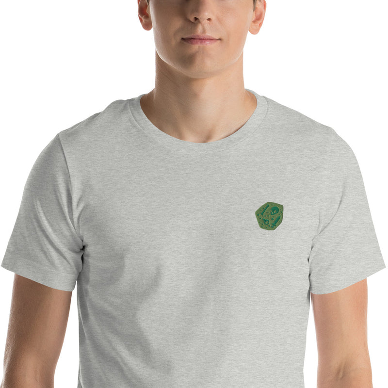 Gelatinous Cube Embroidered Unisex Shirt - Geeky merchandise for people who play D&D - Merch to wear and cute accessories and stationery Paola&