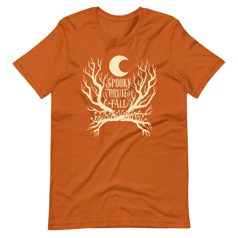 Spooky Druid Fall Shirt - Geeky merchandise for people who play D&D - Merch to wear and cute accessories and stationery Paola's Pixels