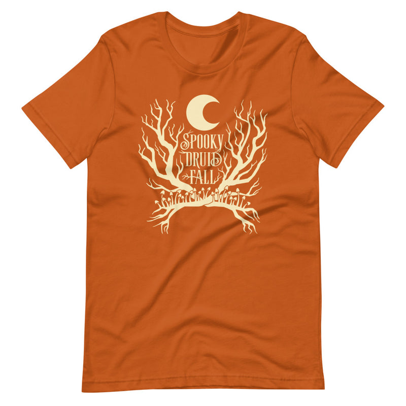 Spooky Druid Fall Shirt - Geeky merchandise for people who play D&D - Merch to wear and cute accessories and stationery Paola&