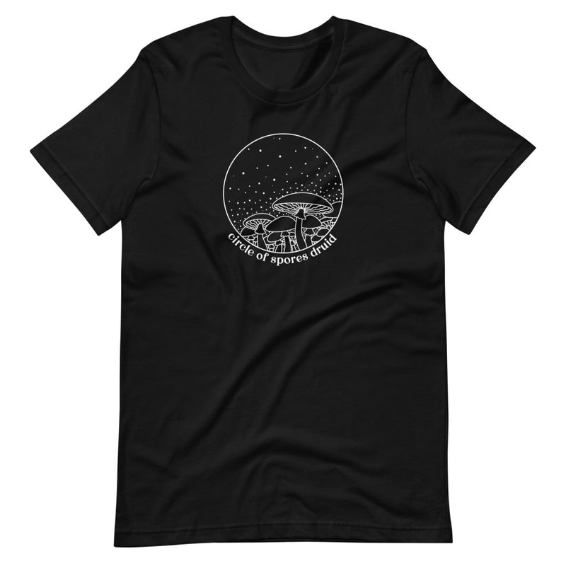 Circle of Spores Druid Unisex Shirt - Geeky merchandise for people who play D&D - Merch to wear and cute accessories and stationery Paola&