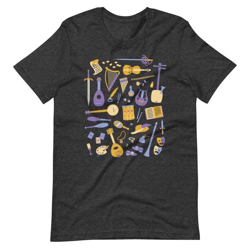 Bard Shirt - Geeky merchandise for people who play D&D - Merch to wear and cute accessories and stationery Paola&