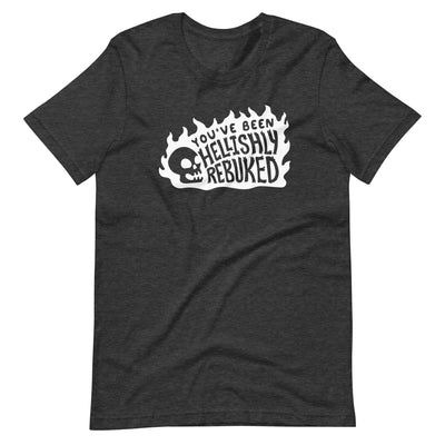 You've Been Hellishly Rebuked Shirt - Geeky merchandise for people who play D&D - Merch to wear and cute accessories and stationery Paola's Pixels