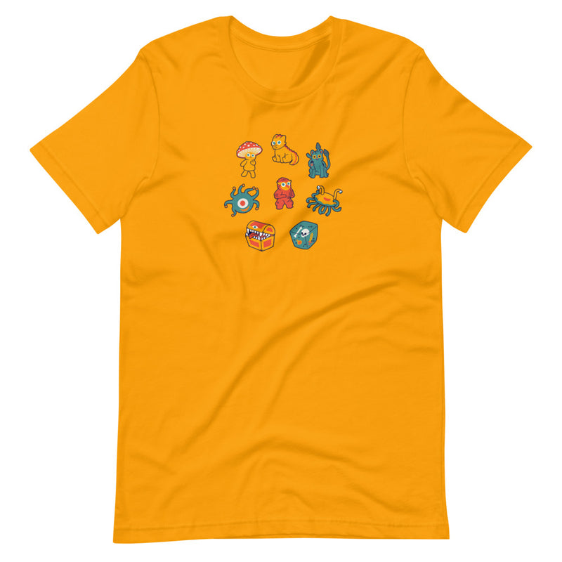 Monster Minis Shirt - Geeky merchandise for people who play D&D - Merch to wear and cute accessories and stationery Paola&