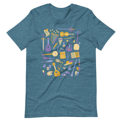 Bard Shirt - Geeky merchandise for people who play D&D - Merch to wear and cute accessories and stationery Paola's Pixels