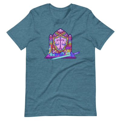 Paladin Window Shirt - Geeky merchandise for people who play D&D - Merch to wear and cute accessories and stationery Paola's Pixels