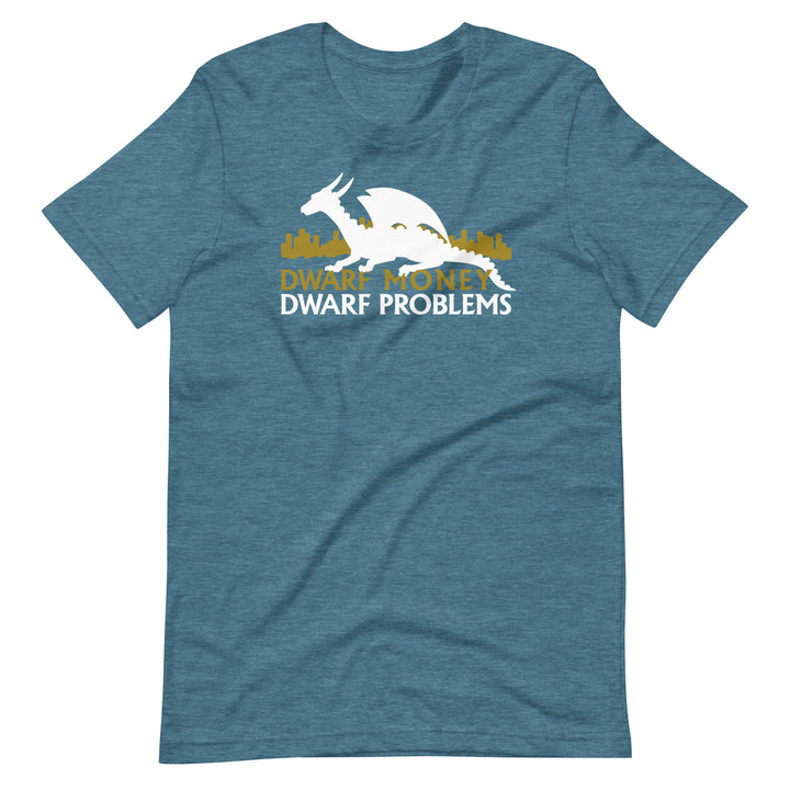 Dwarf Money Dwarf Problems Shirt - Geeky merchandise for people who play D&D - Merch to wear and cute accessories and stationery Paola's Pixels