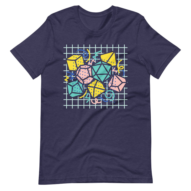 90s Dice Shirt Light Version - Geeky merchandise for people who play D&D - Merch to wear and cute accessories and stationery Paola&